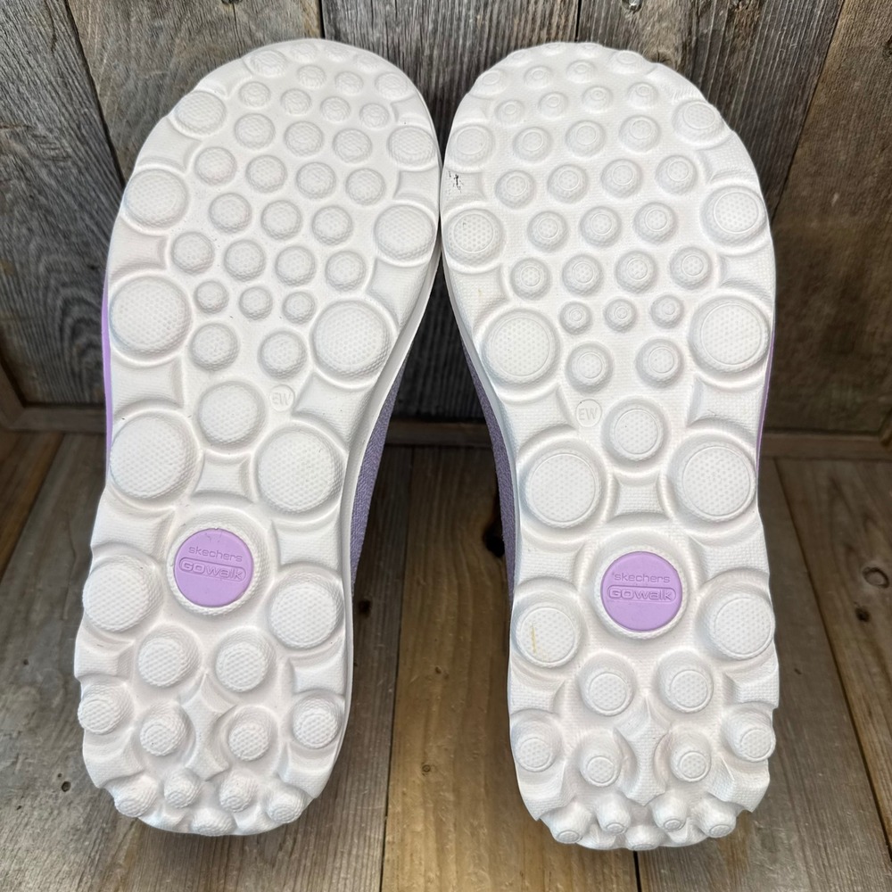 Skechers Go Walk Stretch Fit Lavender Purple Slip On Sneakers 124981W Womens 8.5 - Picture 8 of 8